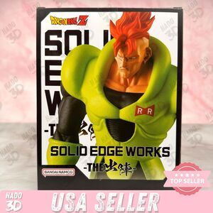 Android 18 Solid Edge Works Figure Dragon Ball Z Statue Banpresto US SELLER